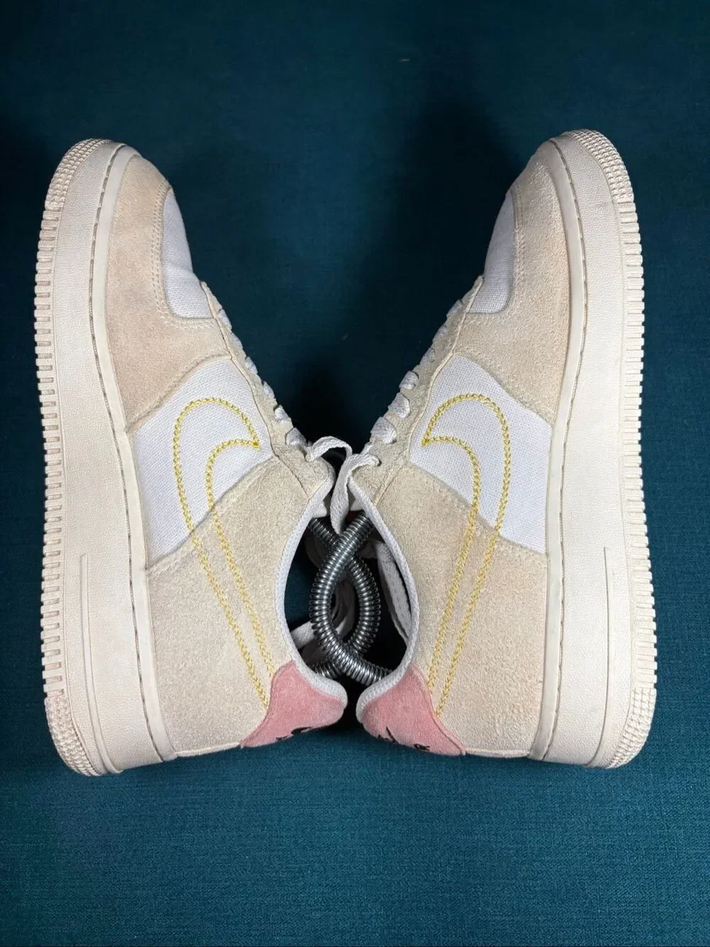 Nike Air Force 1 Low '07 LX SE Just Do It Peace Love Womens Size 8.5 DQ7656-100
